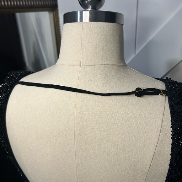 NWT Oh Polly Embellished Open-Back Midaxi Dress in Black - Picture 8 of 17